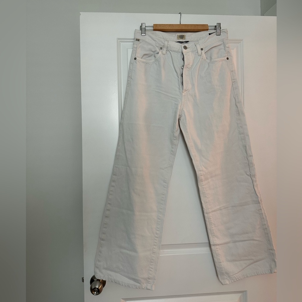 Trouser jean in white
